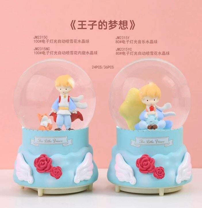 Işıklı Müzikli Orta Boy Kar Küresi Model 14