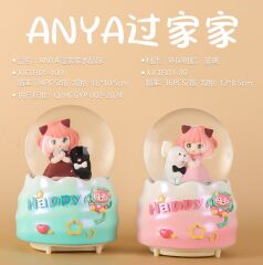 Işıklı Müzikli Orta Boy Kar Küresi Model 17