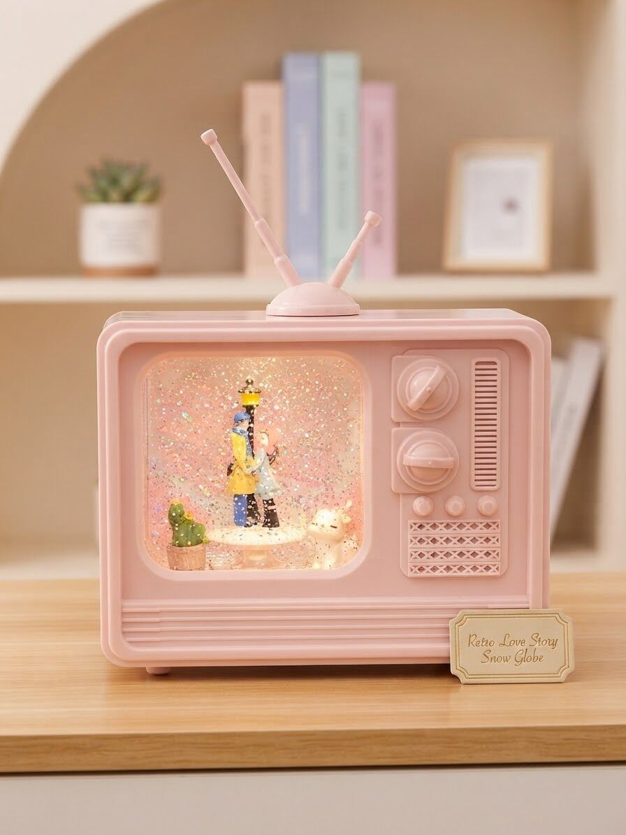 Tv Tasarımlı Küre Usb ve Pilli Müzikli