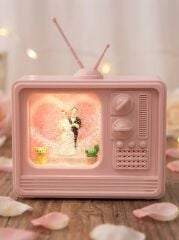 Tv Tasarımlı Küre Usb ve Pilli Müzikli