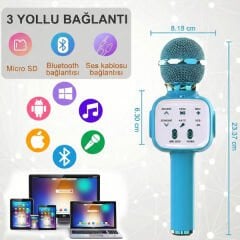 Eğlenceli Karaoke Mikrofonu - Çocuklar İçin