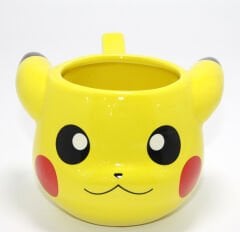 Pokemon Pikachu Tasarım Kupa Bardak - 3D Kabartma - Porselen
