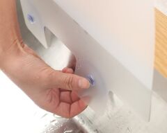 Lavabo ve Ocak Sıçrama Önleyici Vantuzlu Kalkan