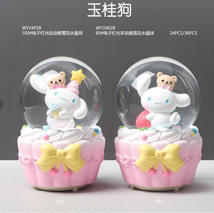 Işıklı Müzikli Orta Boy Kar Küresi