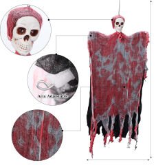 LED IŞIKLI KAHKAHA ATAN SESLİ SENSÖRLÜ KURU KAFA