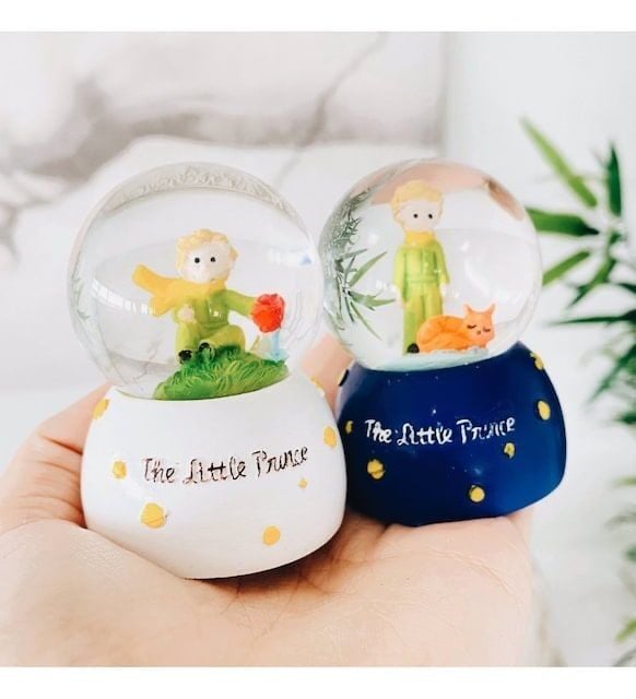 Küçük Prens Işıklı Küçük Boy Kar Küresi 12 Adet