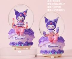 Işıklı Müzikli Püskürtmeli Büyük Boy Kar Küresi Model 20