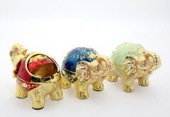 Metal Fil Figürlü Küllük Model 3