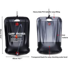 Duş Torbası 20 Litre Solar Isıtıcılı Kamp