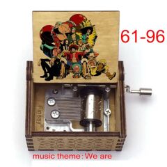 Mini Çevirmeli Ahşap Müzik Kutusu