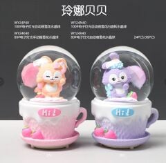 Işıklı Müzikli Püskürtmeli Büyük Boy Kar Küresi Model 33