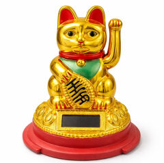 Güneş Enerjili Pati Salayan Şans Kedisi ( Maneki Neko ) Alk2931
