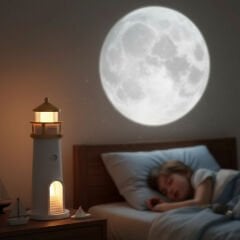 Deniz Feneri Projektör Gece Lambası