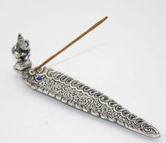 Metal Kayık Ganeşa Tütsülük Model 4