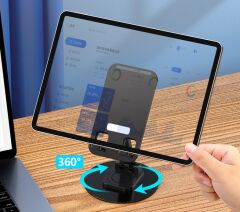 Katlanabilir Telefon Tutucu Stand Yuvarlak Tabanlı CM-074