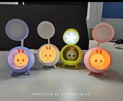 Tavşan Modelli Şarjlı Masa Lambası