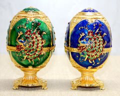 Swarovski Tavuskuşu Kürdanlık