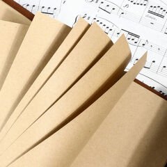 Büyük Yaprak Desenli Deri Defter