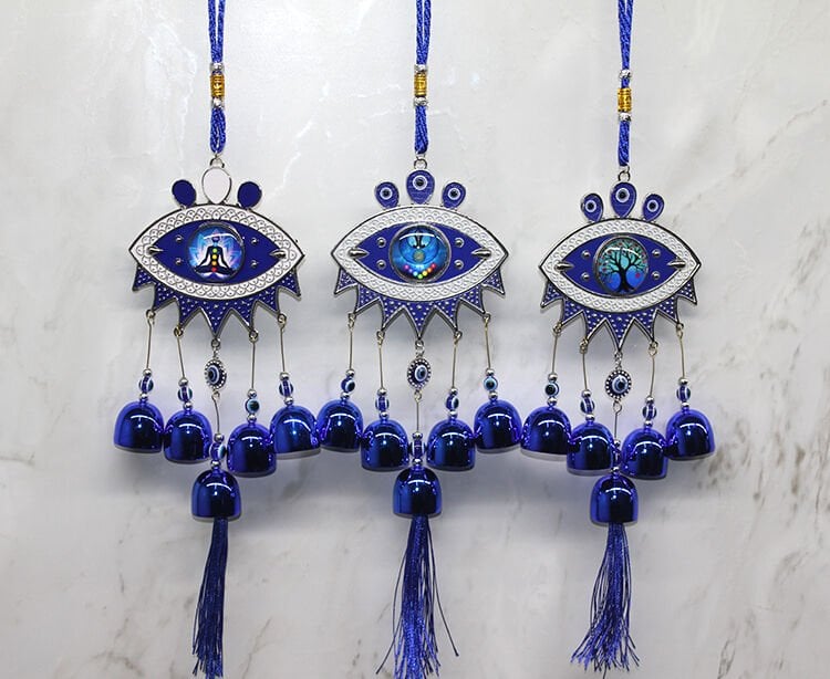 Metal Nazar Boncuğu Çan Model 4