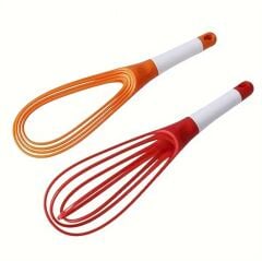 Silikon Saplı 2 işlevli Çırpıcı (Balon Ve Düz)