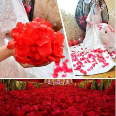 Kırmızı Renk Gül Yaprağı – 10 Paket 1000 Adet