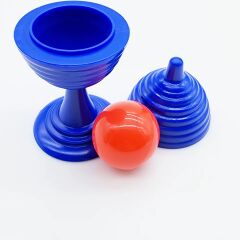 Mavi Renk Sihirli Kupa Top Kaybetme Oyunu 7 cm