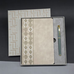 Deri Defter Ve Kalem Set