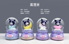 Işıklı Küçük Boy Kar Küresi 12 Adet M11