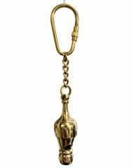 Nostaljik Denizci Düdüğü Pirinç Anahtarlık