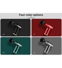 4 Başlıklı 6 Kademeli Titreşimli Şarjlı Mini Masaj Aleti