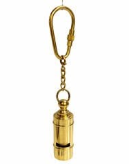 Geleneksel Pirinç Düdük Tasarım Anahtarlık