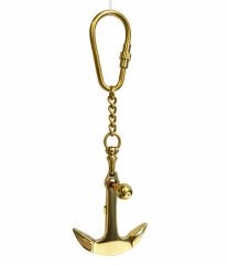 Geleneksel Pirinç Çapa Figürlü Anahtarlık