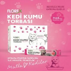Kedi Kumu Torbası Pudra Kokulu