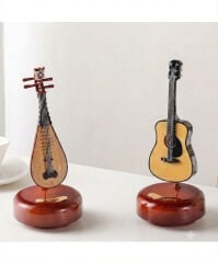Dönen Müzik Aletleri Şeklinde Müzik Kutusu 1 Adet