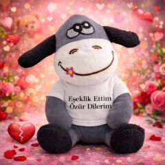 Toptan Oyuncak Peluş Eşek Eşeklik Ettim Tişörtlü