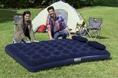 Bestway 67374 Çift Kişilik Şişme Yatak (203cmx152cmx22cm) -2 Adet Yastık Ve El Pompası Hediye