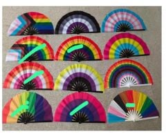 Yelpaze Karışık Renk 12 Adet