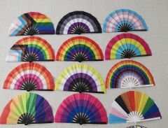 Yelpaze Karışık Renk 12 Adet