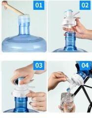 Damacana Musluk Başlığı ve Metal Ayak Stand Seti