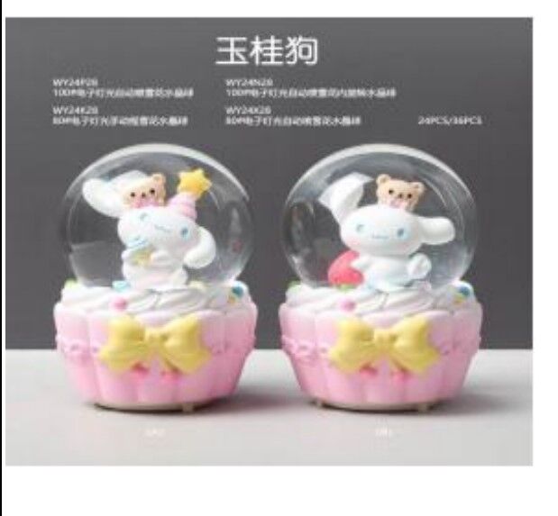 Karakterli Işıklı Müzikli Püskürtmeli Büyük Boy Kar Küresi