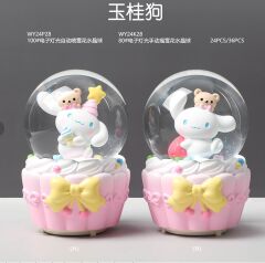 Işıklı Müzikli Püskürtmeli Büyük Boy Kar Küresi