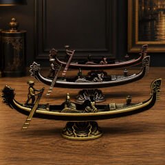 Metal Dekoratif Venedik Kayık