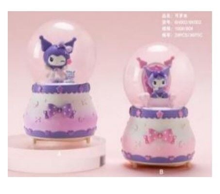 Karakterli Işıklı Müzikli Püskürtmeli Büyük Boy Kar Küresi