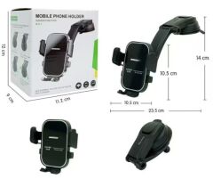 Torpido Üstü Vakumlu Araç Telefon Tutucu  Ayarlanabilir Uzun Kollu CM-393