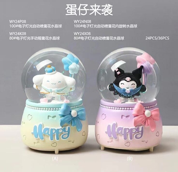 Işıklı Müzikli Orta Boy Kar Küresi