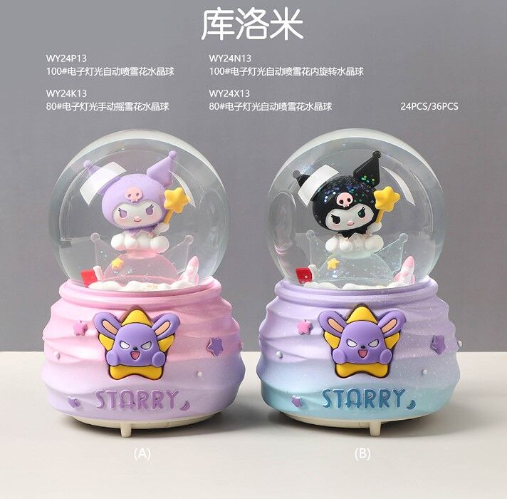 Işıklı Müzikli Orta Boy Kar Küresi