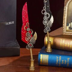 Toptan Tüylü Mürekkepli Divit Kalem Seti