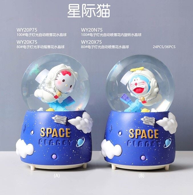 Işıklı Müzikli Orta Boy Kar Küresi