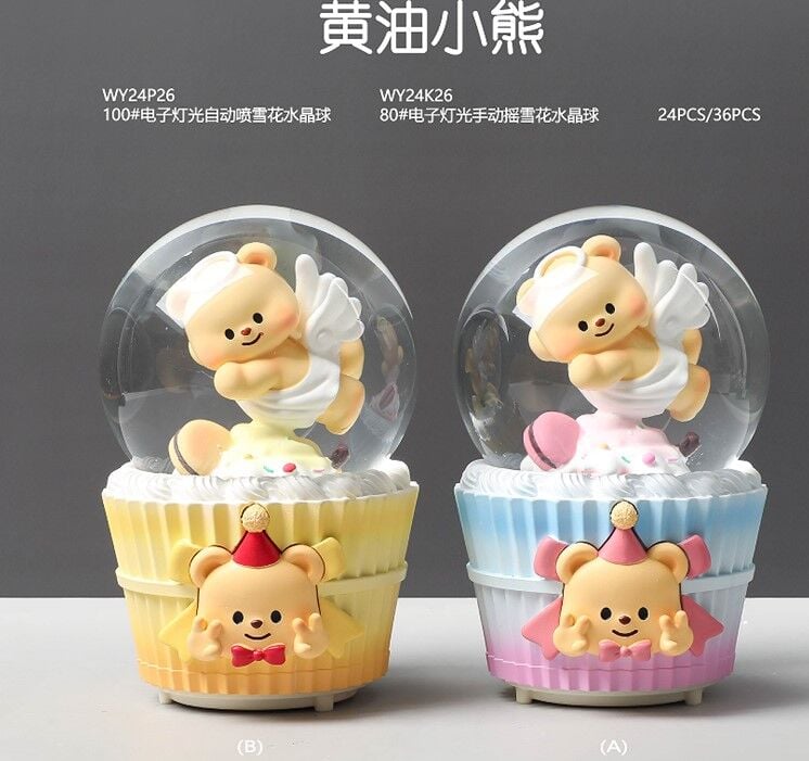 Işıklı Müzikli Orta Boy Kar Küresi