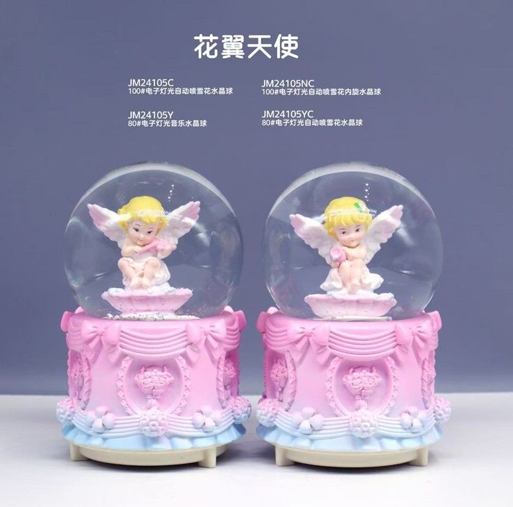 Işıklı Müzikli Orta Boy Kar Küresi